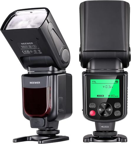 NEEWER NW635 TTL GN58 فلاش كاميرا Speedlite متوافق مع كاميرات Sony MI Hot Shoe عديمة المرآة A9 A7RIV/III/II A7III/II A7SII A6600 A6500 A6400 A6300 A6000 A99II A77II RX10II/III/IV in Kuwait