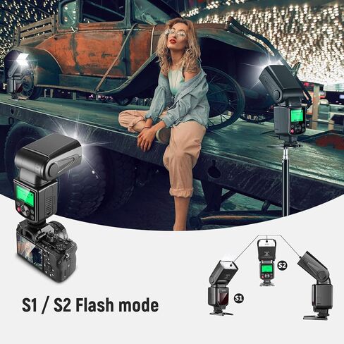 NEEWER NW635 TTL GN58 فلاش كاميرا Speedlite متوافق مع كاميرات Sony MI Hot Shoe عديمة المرآة A9 A7RIV/III/II A7III/II A7SII A6600 A6500 A6400 A6300 A6000 A99II A77II RX10II/III/IV in Kuwait