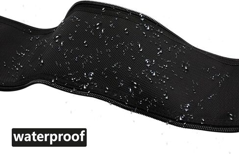 Cable Management Sleeve, Hikig Cord Organizer System - 19.5" Portable Nylon Cable Sleeve with Zipper, Wire Cover, Cable Wrap, Cord Sleeves for TV, Computer, Office, Home Entertainment, 4 Pack - Black in Kuwait