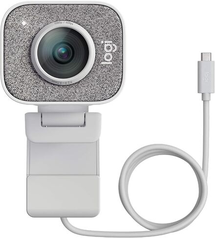 Logitech StreamCam, Live Streaming Webcam, Full 1080p HD 60fps Vertical Video, Smart auto Focus and Exposure- White (Renewed) in Saudi Arabia