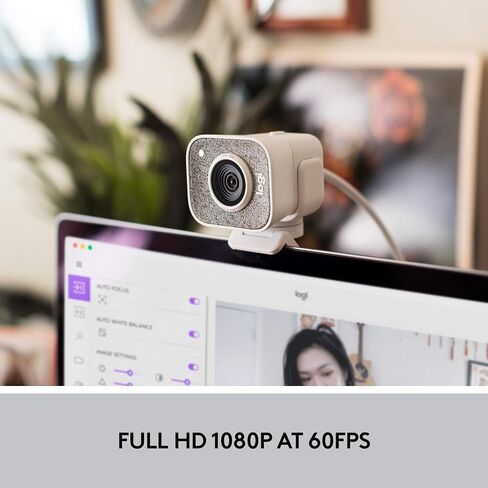 Logitech StreamCam, Live Streaming Webcam, Full 1080p HD 60fps Vertical Video, Smart auto Focus and Exposure- White (Renewed) in Saudi Arabia