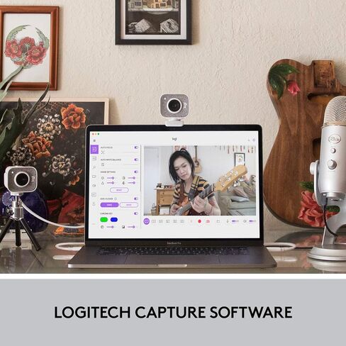 Logitech StreamCam, Live Streaming Webcam, Full 1080p HD 60fps Vertical Video, Smart auto Focus and Exposure- White (Renewed) in Saudi Arabia