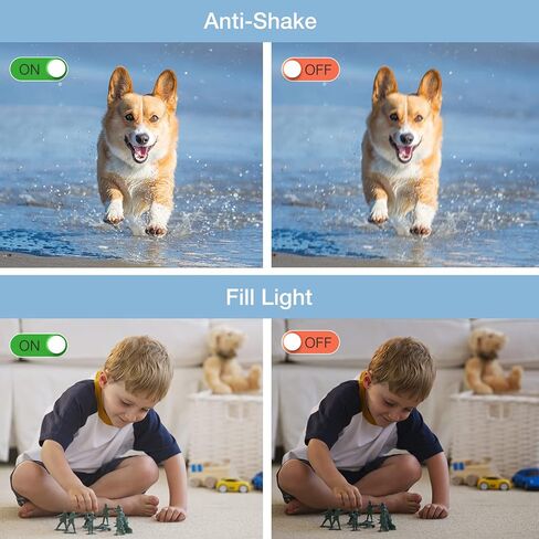 Digital Camera HD 1080P Video Camera Vlogging Camera for YouTube with Webcam, 3.0 Inch Flip Screen Compact Camera with 16X Digital Zoom, 2 Batteries in Kuwait