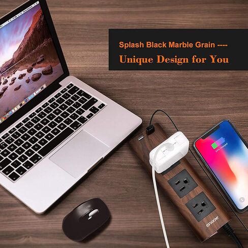 Power Strip 10Ft, JACKYLED Surge Protector with 3 Outlets and 2 USB Ports in Kuwait