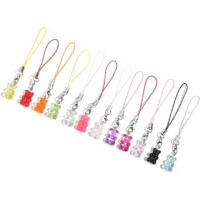 LIRUNQIN Kawaii Phone Charms Aesthetic Accessories Cute Keychain Lanyard String Charm in Kuwait