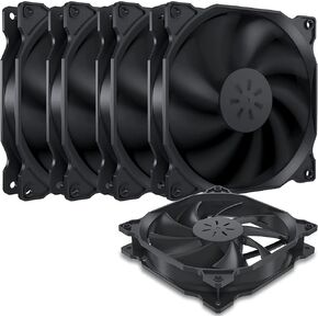 upHere 12BK4-5 PWM Case Fan,120mm PC Fan,High Performance Cooling Fan, 4-Pin, Adjustable Speed 900-1800 RPM, Compatible with Desktop in Saudi Arabia