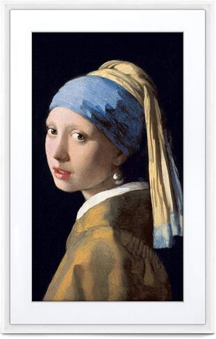 Canvas II – The Smart Art Frame with 21.5 in. HD Digital Canvas That Renders Images and Photography in Lifelike Detail | 16X24 White Frame | WiFi-Connected | Powered by NETGEAR (MC321WL) in Kuwait