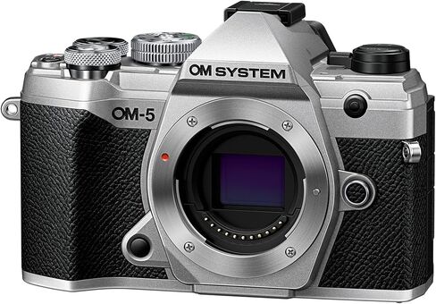 كاميرا OM SYSTEM OM-5 سوداء بنظام أربعة أثلاث كاميرا خارجية كاميرا خارجية بتصميم مختوم للطقس 5 محاور تثبيت الصورة 50 ميجابكسل لقطة عالية الدقة محمولة باليد in Kuwait