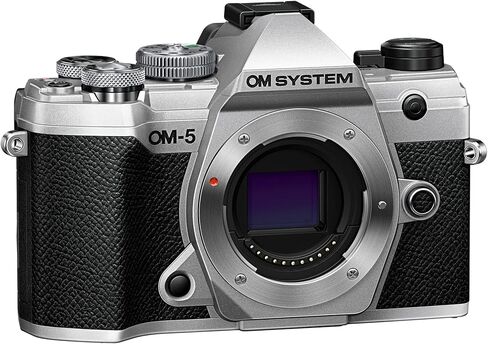 كاميرا OM SYSTEM OM-5 سوداء بنظام أربعة أثلاث كاميرا خارجية كاميرا خارجية بتصميم مختوم للطقس 5 محاور تثبيت الصورة 50 ميجابكسل لقطة عالية الدقة محمولة باليد in Kuwait