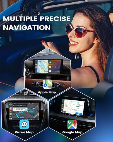 CarlinKit Android 12.0 System Wireless CarPlay Adapter - Apple CarPlay & Android Auto Magic Box Netflix YouTube Google Play QCM6125 8core 4G+64G WiFi 2.4G+5G Bluetooth 4.2BLE+5.0 GPS+Glonass 4GNetwork in Saudi Arabia