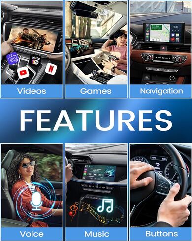 CarlinKit Android 12.0 System Wireless CarPlay Adapter - Apple CarPlay & Android Auto Magic Box Netflix YouTube Google Play QCM6125 8core 4G+64G WiFi 2.4G+5G Bluetooth 4.2BLE+5.0 GPS+Glonass 4GNetwork in Saudi Arabia