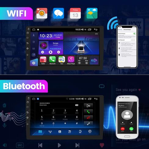 Android 12 [2GB+32GB] راديو السيارة متوافق مع Dodge Ram 2013-2019 1500 2500 3500 مع CarPlay اللاسلكي Android Auto، ستيريو 9 بوصة مع GPS/FM/WiFi/USB/SWC (يناسب التيار المتردد اليدوي فقط) in Kuwait