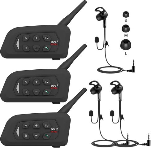 Referee Headset, USB C Interface Communication System with Headset Earphone for Volleyball Official Football Soccer Handball (3 Pack) in Saudi Arabia