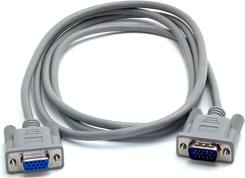 StarTech.com 6 ft. (1.8 m) VGA Extension Cable - VGA Extension - Male/Female - VGA Monitor Cable (MXT101),Gray in Saudi Arabia