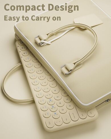Mini Bluetooth Keyboard, Low Profile Quiet Keys (Khaki) in Kuwait