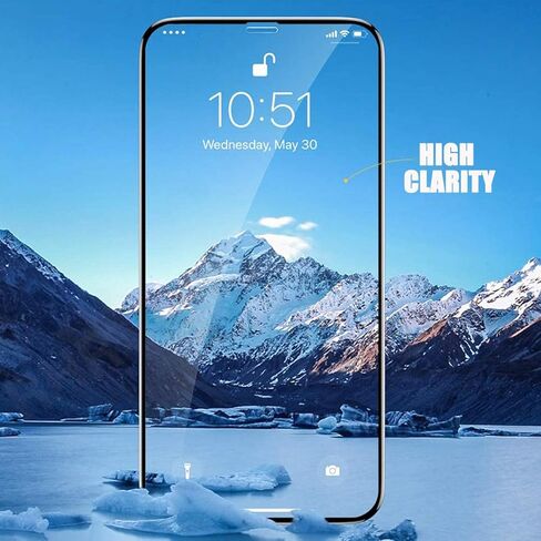 طقم استبدال شاشة LCD لموبايل ايفون X 5.8 بوصة مع اطار محول رقمي ثلاثي الابعاد يعمل باللمس مع مجموعة ادوات اصلاح باللون الاسود in Kuwait