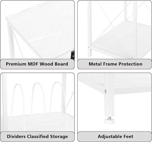 حامل مشغل تسجيل BTY مع محطة شحن ومنافذ USB، تخزين سجل الفينيل 3 طبقات مع فواصل حامل عرض تسجيل صغير يحمل ما يصل إلى 90 ألبومًا لغرفة المعيشة وغرفة النوم والمكتب، رمادي in Kuwait