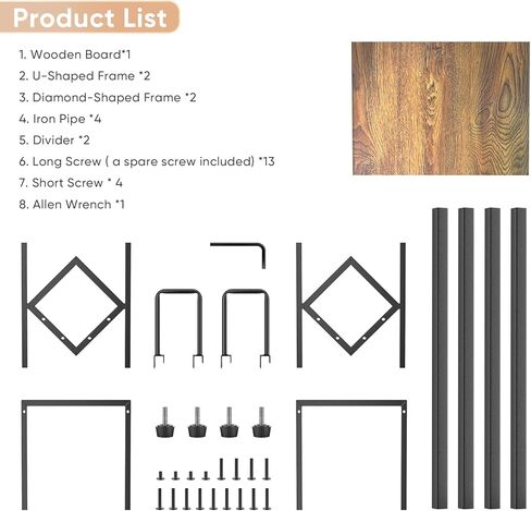 BOEASTER Record Player Stand with Vinyl Storage, Turntable Stand with Record Storage Up to 80 Albums, Record Player Table Shelf for Living Room Bedroom Office in Kuwait