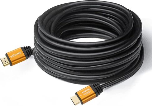 50 Feet 4K HDMI Cable 2.0 HDMI Cord 50ft Support 4K@60Hz UHD 2160P Ethernet 3D ARC with Gold-Plated Connector and Bare Copper Conductor (from 6ft to 100 ft for Choices) in Kuwait