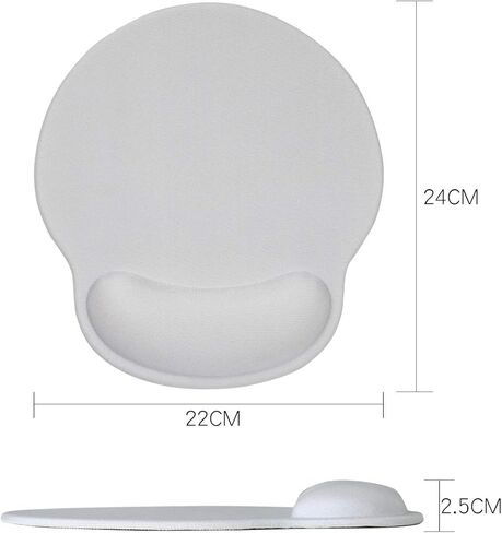 Ergonomic Keyboard Mouse Pad Wrist Rest Support Set for Laptop/Computer/Desktop,Memory Foam Hand Rest Wrist Cushion for Gaming/Office,Lightweight Comfortable & Pain Relief (Flowers) in Saudi Arabia