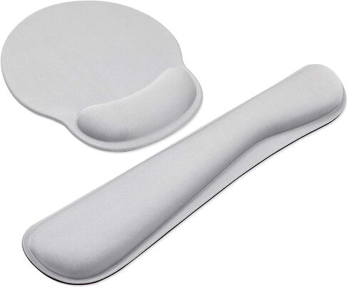 Ergonomic Keyboard Mouse Pad Wrist Rest Support Set for Laptop/Computer/Desktop,Memory Foam Hand Rest Wrist Cushion for Gaming/Office,Lightweight Comfortable & Pain Relief (Flowers) in Saudi Arabia