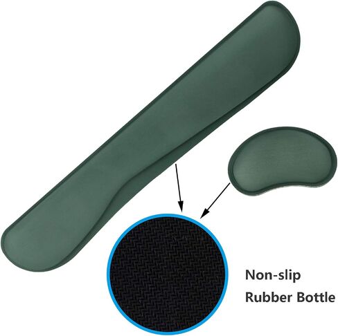 Memory Foam Set Keyboard and Mouse Wrist Pad Rest,Cushion Support for Office,Gaming,Computer,Laptop and Mac,Pain Relief& Easy Typing in Kuwait