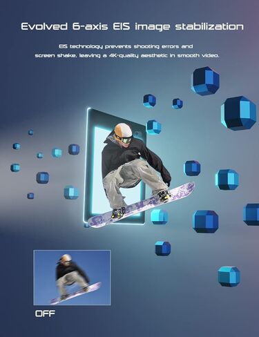 Apexcam 24MP 4K Action Camera EIS Touch Screen 40M Waterproof Underwater Camera, Wide Angle Dual Screen Camera for Vlog(External Mic,Remote Control, Charger and Helmet Accessories) in Kuwait