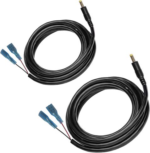 Udibas 79inch Trail Camera Power Cord: DC External Power Cable,4.0x1.7mm DC Plug Compatible, Ideal for Connection with Portable Power Banks, Solar Panels, Game & Doorbell Cameras and More(2PCS) in Saudi Arabia