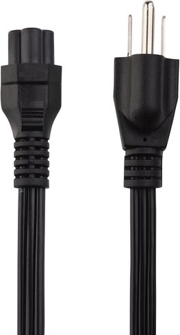 Cable Matters 2-Pack 16 AWG 13A 3 Prong Power Cord, 6ft, Black in Saudi Arabia