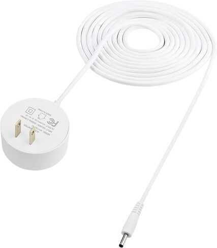 محول طاقة Vebner بطول 17 قدم متوافق مع Google Nest Mini وNest Hub وNest WiFi Router وكابل طاقة Nest WiFi Point (طويل جدًا) in Kuwait