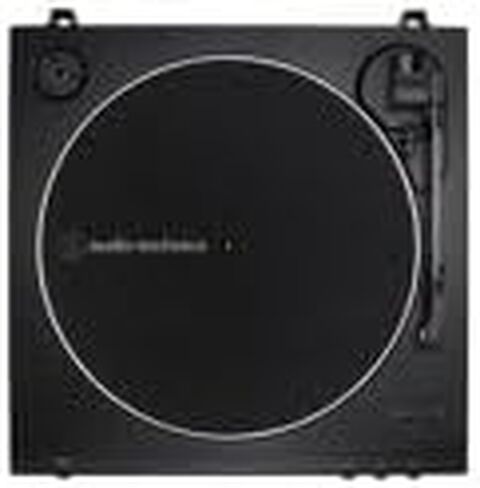 Audio-Technica AT-LP60X Fully Automatic Belt-Drive Stereo Turntable (Brown) Bundle with Bluetooth Studio Monitors - Pair (2 Items) in Saudi Arabia