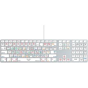 KB Covers Davinci Resolve - Mac Ultra-Thin Keyboard w/Num Pad & (2) USB Ports