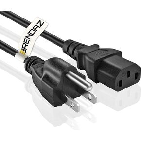 BRENDAZ Compatible Bose S1 Pro Power Cord - 3-Prong Power Connector Compatible with Bose S1 Pro Multi-Position PA Speaker System (6-Feet) in Kuwait