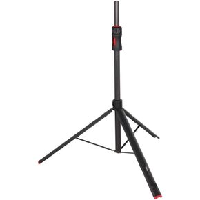 Gator Frameworks ID Series Speaker Stand with Lift Assist and Adapter to Fit 35mm and 38mm Speaker Mounts; 48"/75" Min/Max Height (GFW-ID-SPKR),Black