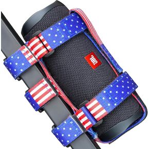 10L0L Portable Speaker Mount Compatible with Golf Cart Accessories, Removable Bluetooth Wireless Speaker Holder Straps for Yamaha, EZGO, Club Car, Bike/Moto/ATV (Army Green)