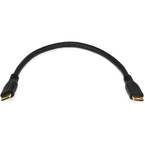 مونو برايس وصلة HDMI صغيرة عالية السرعة 9 بوصة 30AWG ذكر الى HDMI ميني ذكر - اسود in Kuwait
