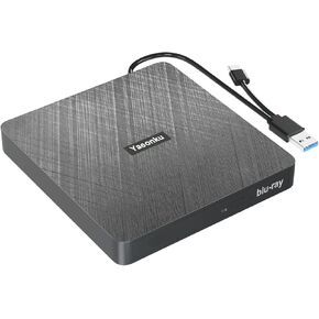 ييونكو محرك أقراص بلو راي خارجي لنظام التشغيل ويندوز 7 8 10 11 لينكس ماك او اس in Kuwait