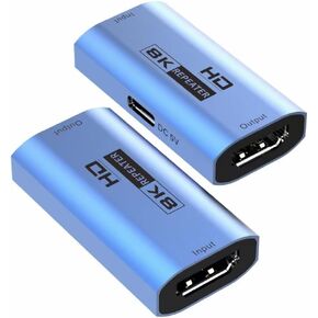 موسع مضخم صوت بديل HDMI 2.1 انثى الى انثى بطول 40 متر مع USB 8 كيه 60 هرتز متوافق مع الكمبيوتر واللابتوب ومنفذ HDMI 2.0 لشاشة التلفزيون وجهاز العرض من سوكو in Kuwait