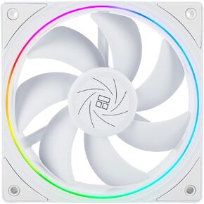 Thermalright TL-S12W CPU Fan 120mm case Cooler Fan, ARGB 5V 3-pin and 4-pin PWM Silent Computer Fan, fine Aperture Light Effect for case CPU Liquid Cooler and CPU air Cooler, Quiet CPU Computer Fan