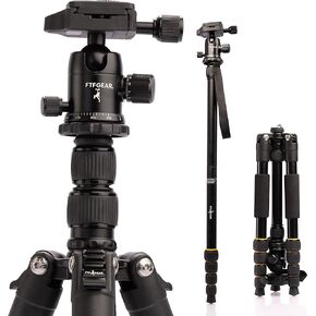 اف تي اف جير حامل ثلاثي القوائم لكاميرا دي اس ال ار من الالومنيوم وحامل احادي (20 باوند) in Kuwait