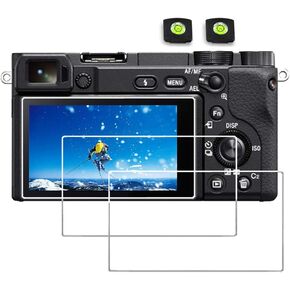 Screen Protector Compatible Sony Alpha A6400 A6100 A6300 A6600 Mirrorless Digital Camera, Anti-scratch Tempered Glass Clera Hard Protective Film Shield Cover (3pcs) in Saudi Arabia