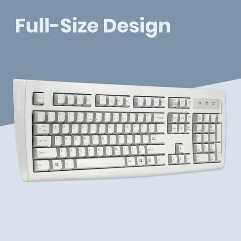 Perixx Periboard-107 Wired PS2 Full Size Keyboard, US English Layout in Kuwait