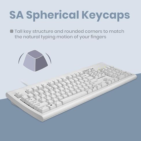Perixx Periboard-107 Wired PS2 Full Size Keyboard, US English Layout in Kuwait