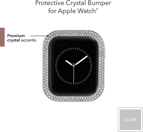 Anne Klein Premium Crystal Bumper, Compatible with Apple Watch, Seamless Fit, Easy Installation, Bumper for Apple Watch in Kuwait