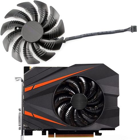 CCBBAA T129215SU 88 مللي متر PLD09210S12HH مروحة استبدال لجيجابايت Geforce GTX 1080 GTX1070 1060 1050 Ti Fan Mini ITX G1 Radeon Gaming Fan in Kuwait