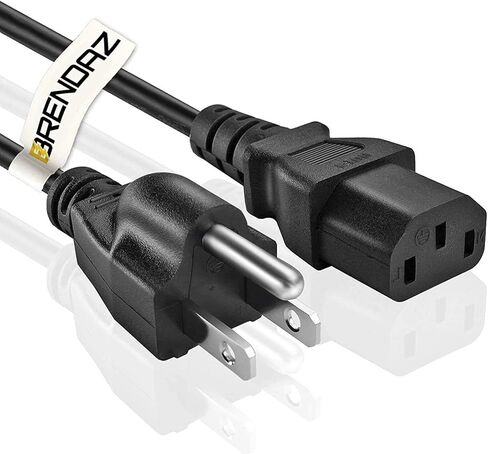 سلك طاقة Bose S1 Pro متوافق مع BRENDAZ - موصل طاقة ثلاثي الشق متوافق مع نظام مكبر الصوت Bose S1 Pro متعدد المواضع (6 أقدام) in Kuwait