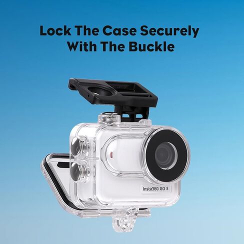ار اس زد اف ان جي اكس ار واي حافظة غوص لجهاز انستا 360 جو 3، حافظة واقية مقاومة للماء بطول 60 متر/197 قدم مع حشوات مضادة للضباب لانستا 360 جو 3 in Kuwait