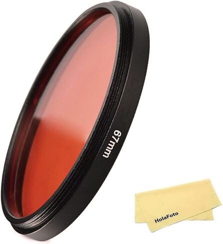 Red Filter for Sea Frogs SF-PH-02, for Meikon Seafrogs housing for FujiTG6/5/4, Sony RX100(I-V), RX100VII, a6500, a6300,a6000,a6400 and Other Case with 67mm Threaded Interface in Saudi Arabia