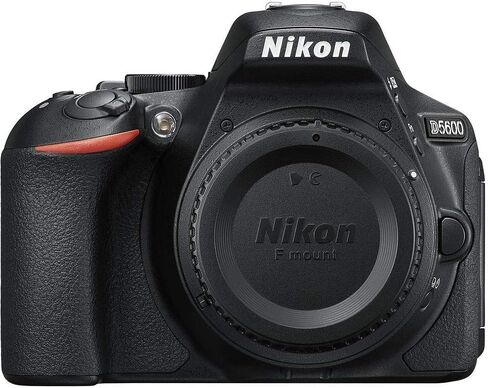 Nikon D5600 DSLR Camera with 18-55mm Lens (1576) + 64GB Card + Case + Corel Photo Software + EN-EL14A Battery + HDMI Cable + Cleaning Set + Flex Tripod + Memory Wallet (International Model) (Renewed) in Saudi Arabia