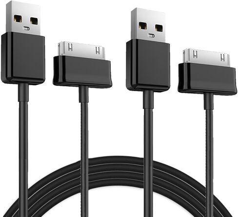 2 Pack 6.6 Ft 30 Pin Tablet USB Charger Cable for Samsung Galaxy Tab Note 7.0 7.7 8.9 10.1 Galaxy Tab 7 8 9 10.1 Tablet 2 Power Cord Charging Sync Data Cable in Kuwait